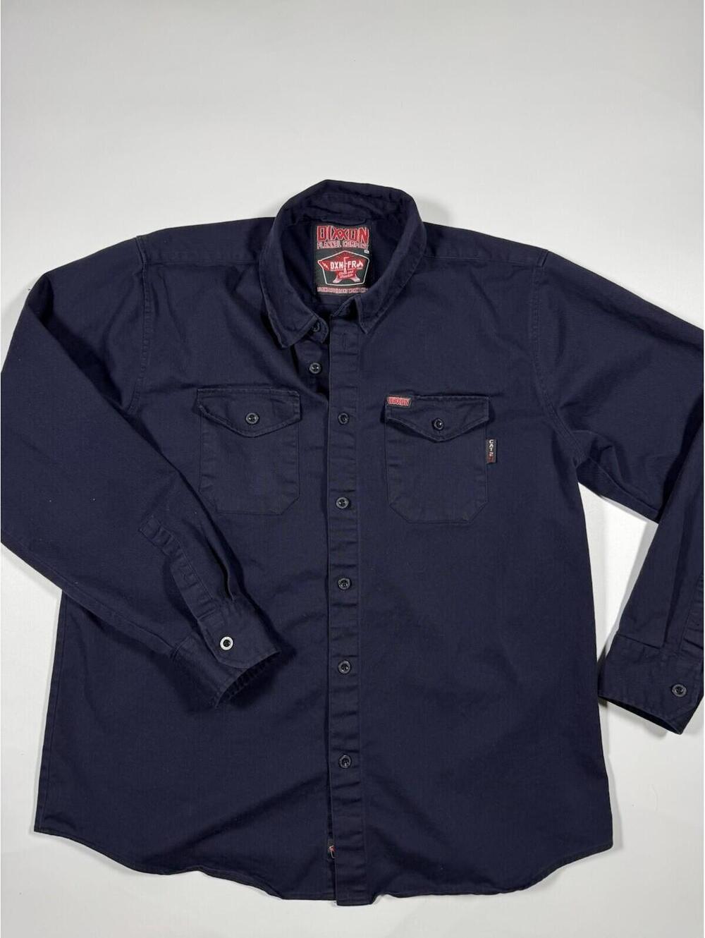 Dixxon FR CAT 2 Flame Resistant Work Shirt XL Navy